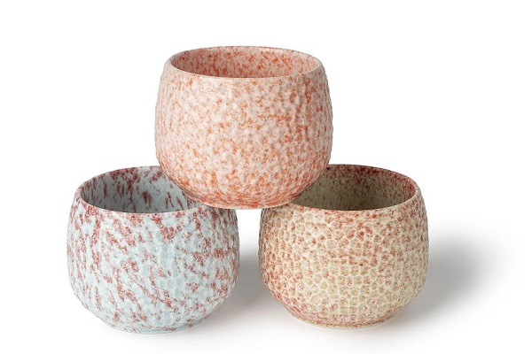 Three-color Crackle Glaze Ceramic Candle Holder: fiat rimas fieri Artium Codicis vitae calidae