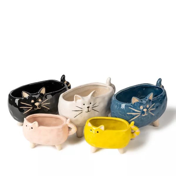 Cat- Shaped Ceramic Candle Habitum Cat- Shaped Ceramic Candle Habitum