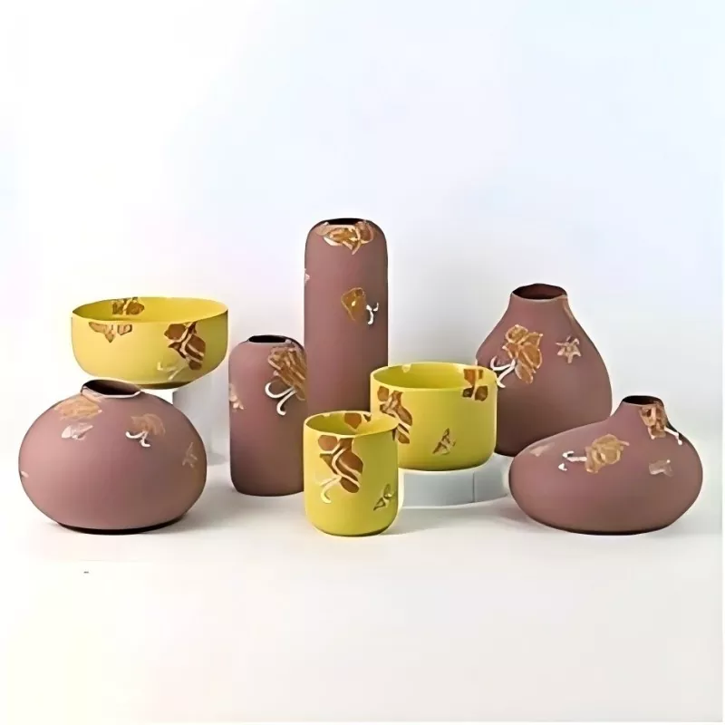 Classical Hand-Pinted Ceramic Vases