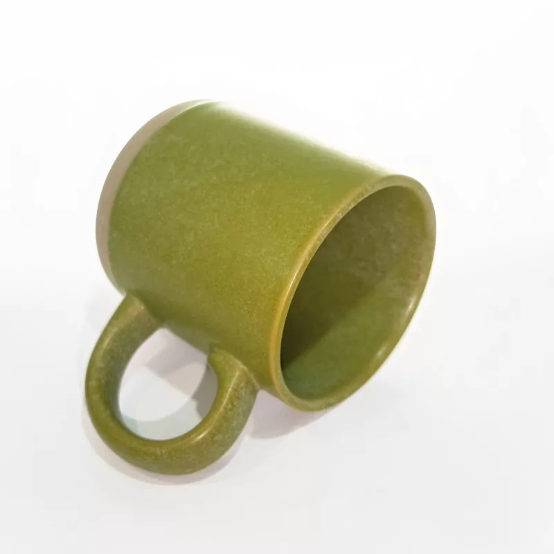 Simple Modern Ceramic Travel Green Mug