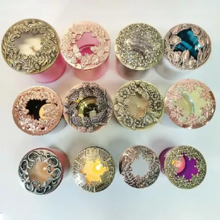 Universalis cavum ferrum lucerna hydria operculo